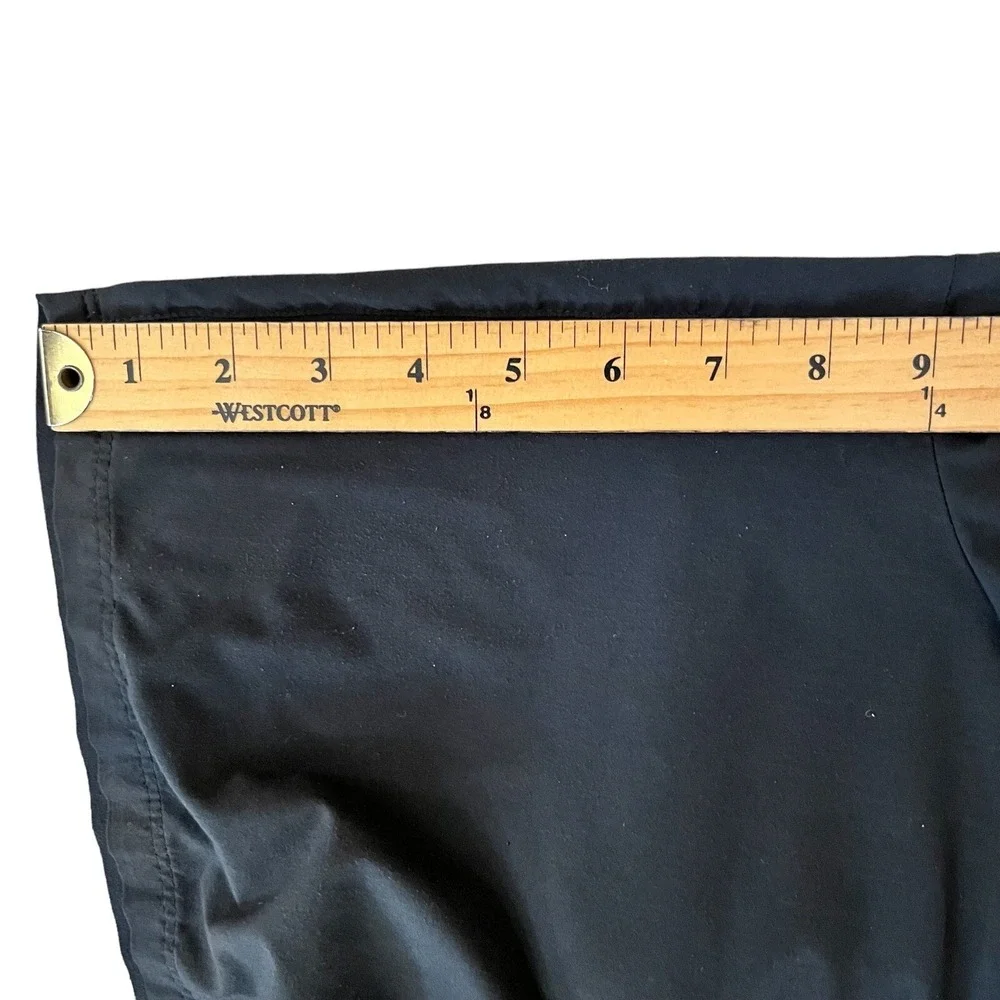Nike Swim Trunks Mens XL Black Blue Board Shorts DriFit Lined Beach Vacation